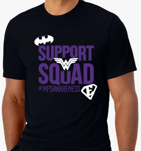 Short Sleeve Black Support Squad T-Shirt